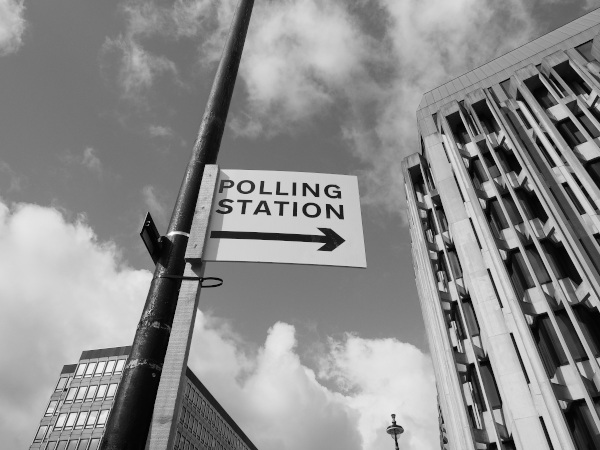 Polling Station Sign