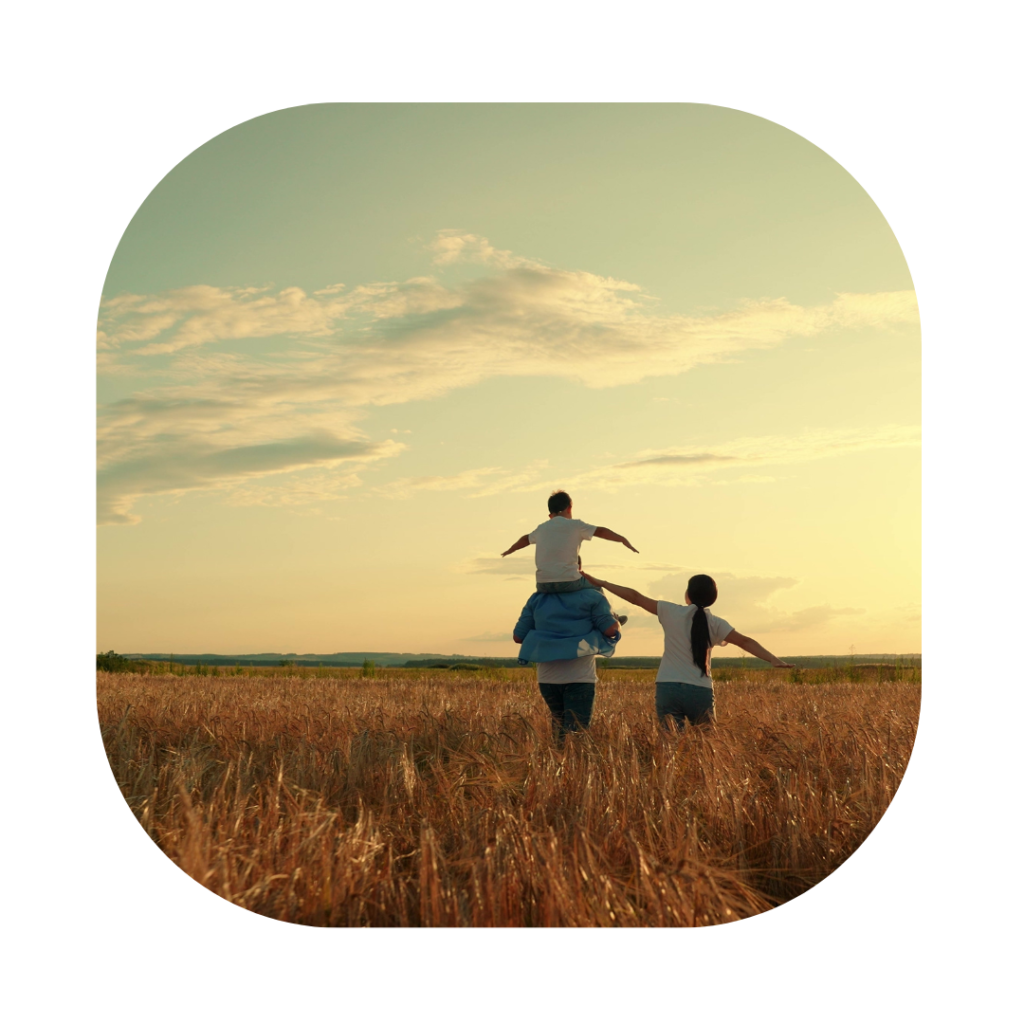 Children playing in a field Child Dependant Visa Solicitors UK