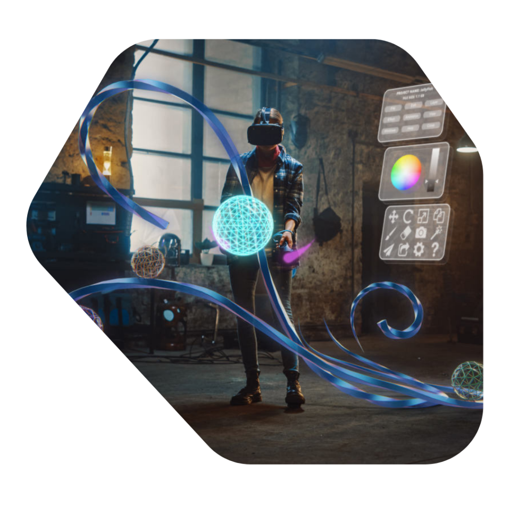 Headset digital art Global Talent 
Visa Lawyers OTB Legal